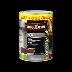 Wood Lover Color tuinhuis chocolat promo 3 L