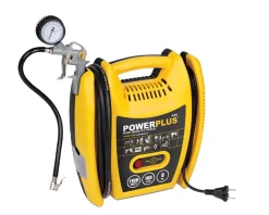 Powerplus Compressor 1100 W olievrij + accu