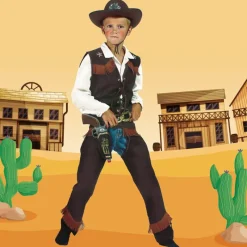 Kinderen Euro Shop Cowboy Kostuum Chaps - Maat 152