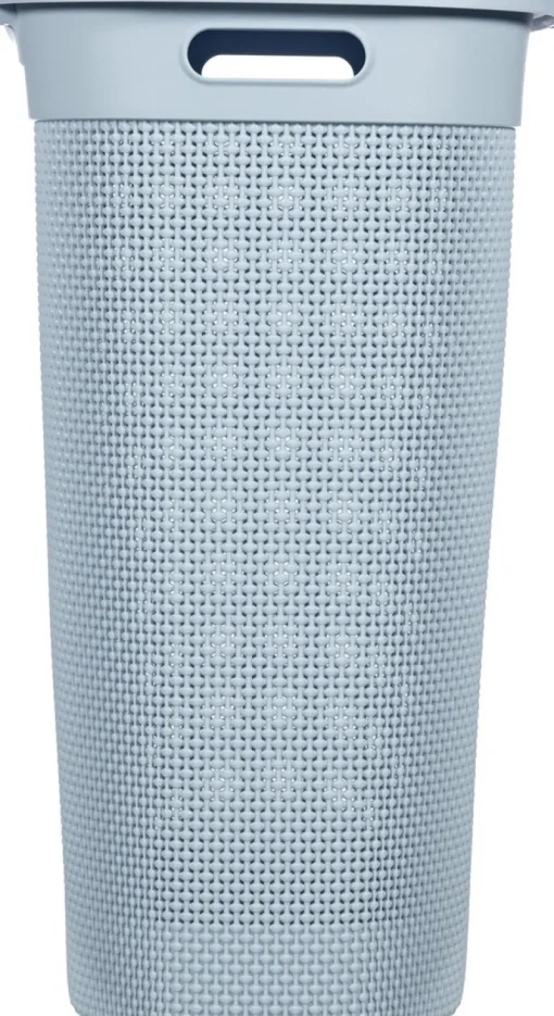 Curver Filo Wasmand met deksel - Blauw/grijs - 55L