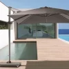 DDD Cyprus hangparasol grijs / taupe 3x3 m