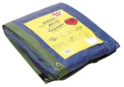 Euro Tools Dekzeil 2x4m 140g groen/blauw