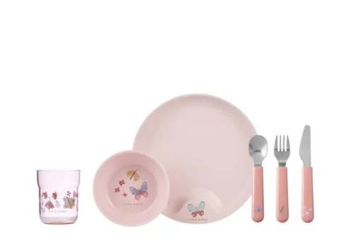 Mepal 6 delig servies Flowers & Butterflies