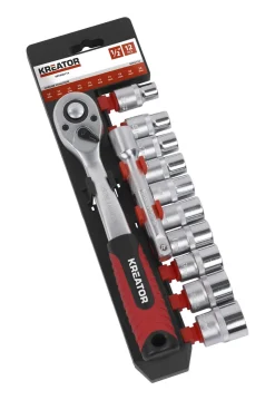 Kreator 12-delige dopsleutelset 1/2''