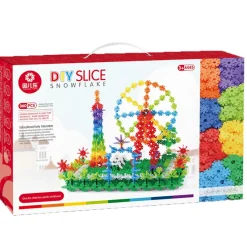 DDD Toys Doos met kleurrijke bloemenschijfjes