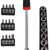 Euro Tools Dopsleutelset met bits 27 stuks