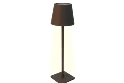 Euro Shop Draadloze LED tafellamp Sphere met touchbediening - Dimbaar- Oplaadbaar via USB - Lichtgrijs