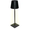 Euro Shop Draadloze LED tafellamp Sphere met touchbediening - Dimbaar- Oplaadbaar via USB - Zwart