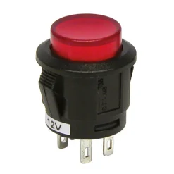 Carpoint Drukschakelaar rood 12 V