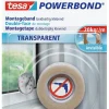 Tesa Dubbelzijdige klevende montagetape 1,5 m x 19 mm transparant