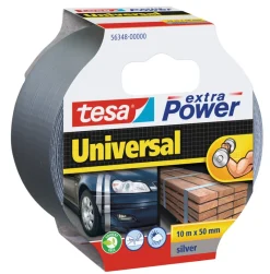 Tesa Duct tape 10 m x 50 mm grijs