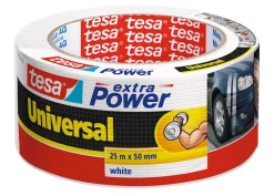 Tesa Duct tape 25 m x 50 mm wit