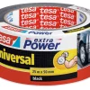 Tesa Duct tape 25 m x 50 mm zwart