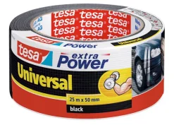 Tesa Duct tape 25 m x 50 mm zwart