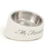 Beeztees Eetbak 'My favourite dog' wit 18 cm