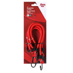 Euro Tools Elastiek 4 armen 8 mm x 60 cm rood