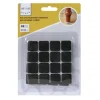 DDD Eva zelfklevend vierkant zwart 20x20 mm - 32 stuks