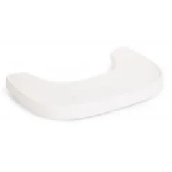 Childhome Evolu Eettablet - ABS - Wit + Siliconen placemat