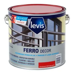 Levis Ferro decor karmijnrood 2,5 L