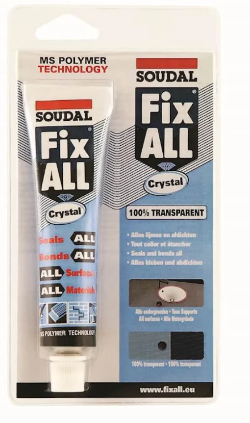 Soudal Fix all crystal 80 ml