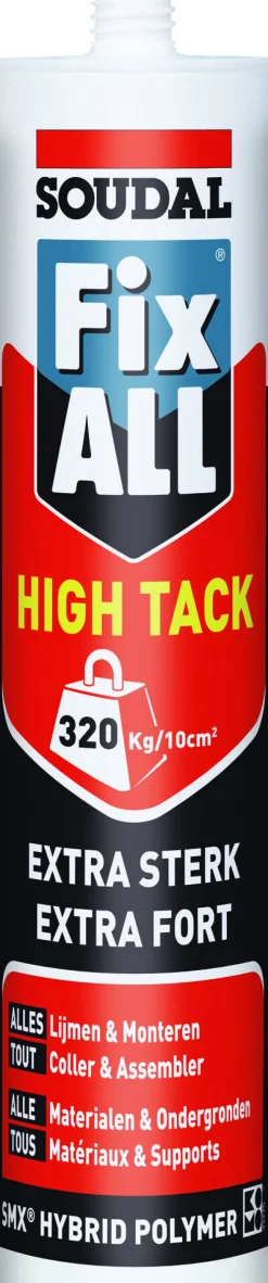 Soudal Fix all high tack bruin 290 ml