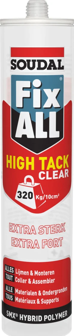 Soudal Fix all high tack clear 290 ml