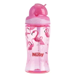 Nuby Flip-It beker uit Tritan™ - Roze - 360ml - 3j+