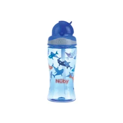 Nuby Flip-It beker uit Tritan™- blauw - 360ml - 3j+