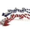 Beeztees Flossytoy rood / blauw 3 knopen 600 g