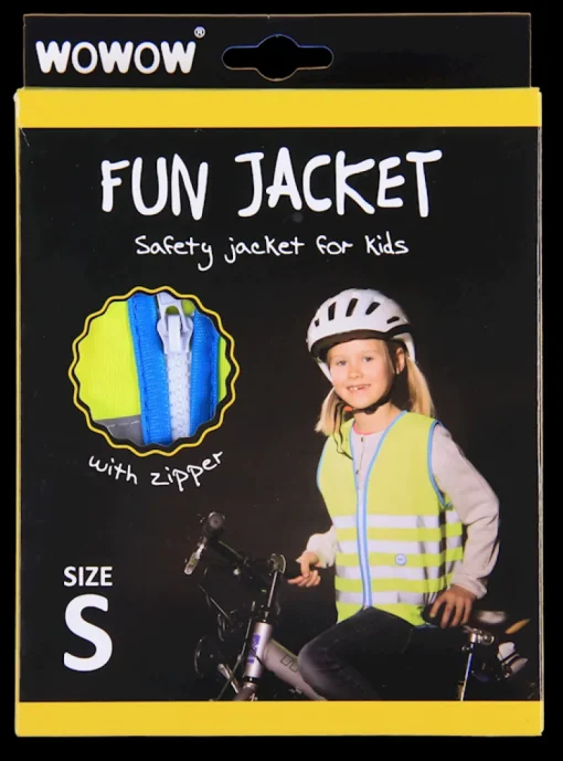 Wowow Fluo hesje met rits 5 - 7 jaar