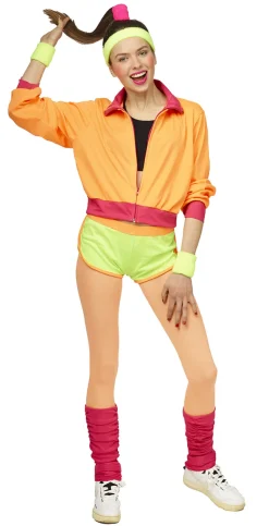Partyline Fluo Trainingspak Fit Girl - Maat 36