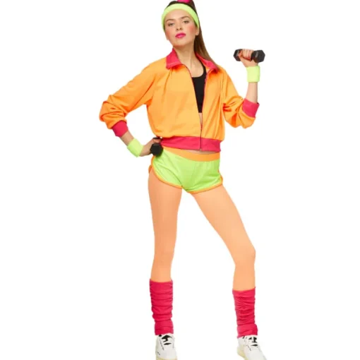 Partyline Fluo Trainingspak Fit Girl - Maat 40
