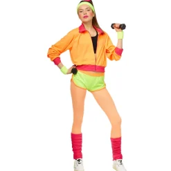 Partyline Fluo Trainingspak Fit Girl - Maat 36