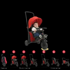 SmarTrike Folding trike 400 red