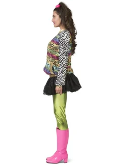 Euro Shop Foute Jas met Dieren Print Dames - Maat 36/38