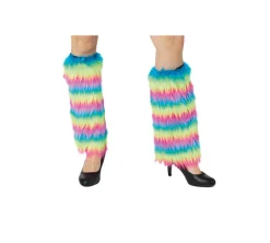 Partyline Furry rainbow Beenwarmers