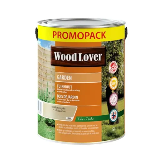 Wood Lover Garden patinegrijs promo 5 L