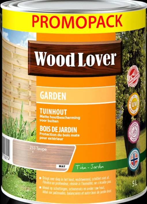 Wood Lover Garden taupe promo 5 L