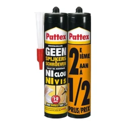 Pattex Geen Spijkers & Schroeven duopack
