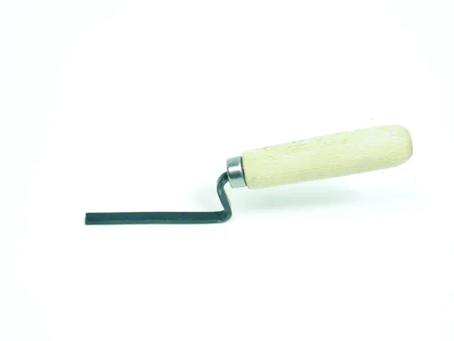 AVR Gesmeed voegijzer 8 mm met handgreep in hout