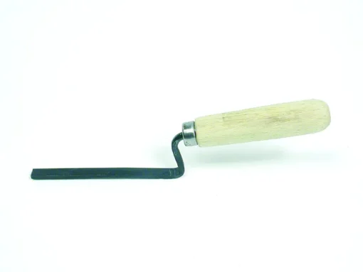 AVR Gesmeed voegijzer 10 mm met handgreep in hout