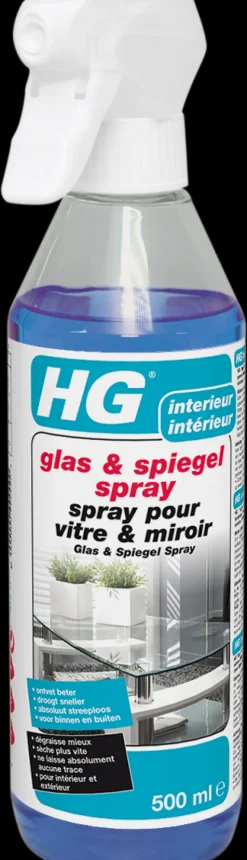 HG Glas- en spiegelspray 0,5 L