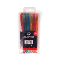 Back2Bag Glitter gel pennen 6 stuks