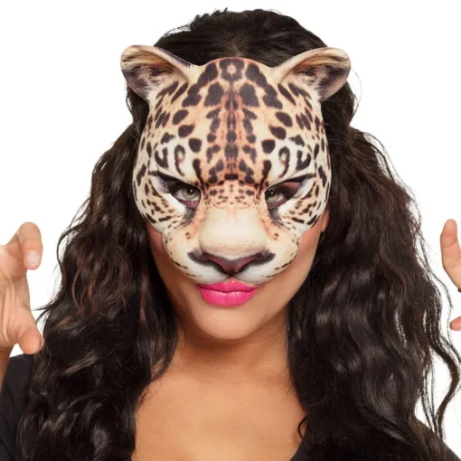 Euro Shop Halfmasker Luipaard