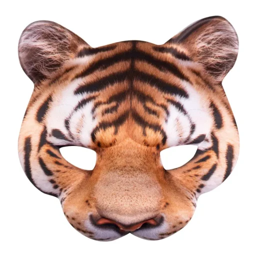 Euro Shop Halfmasker Tijger