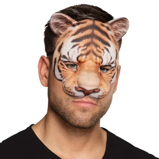 Euro Shop Halfmasker Tijger