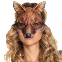 Euro Shop Halfmasker Vos