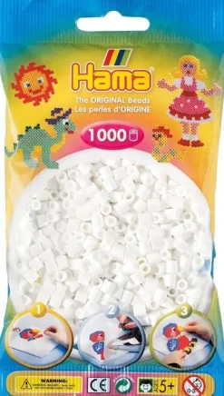 Hama beads Hama 1000 strijkparels wit