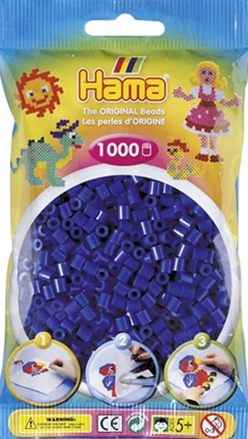Hama beads Hama 1000st strijkparels blauw
