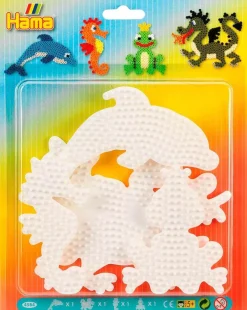 Hama beads Hama strijkparels grondplaten 4 stuks zeedieren